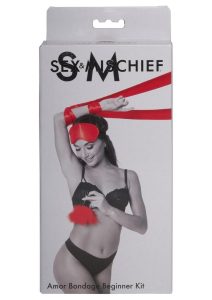 Sex andamp; Mischief Amor Bondage Beginner Kit - Red/Black