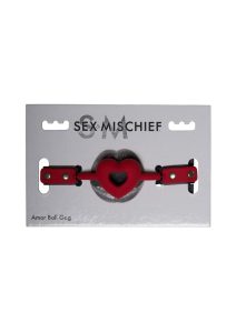 Sex andamp; Mischief Amor Ball Gag - Red/Black