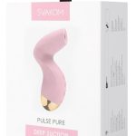 Svakom Pulse Pure Silicone Clitoral Stimulator - Pink/Silver