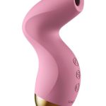 Svakom Pulse Pure Silicone Clitoral Stimulator - Pink/Silver