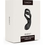 Svakom Benedict Silicone Rechargeable Cock Ring - Black