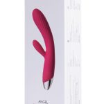Svakom Angel Rechargeable Silicone Heating Rabbit Vibrator - Pink/Silver