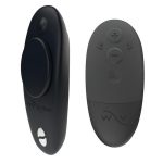 We-Vibe Moxie+ Wearable Rechargeable Silicone Panty Vibe Clitoral Stimulator with Remote - Black