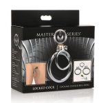 Master Series Locked Cock Stainless Steel Locking Cock andamp; Ball Ring