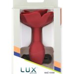 Lux Active Red Rose Silicone Anal Plug - Red