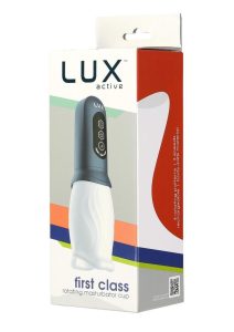 LUX Active First Class Rechargeable Rotating Masturbator - Navy/White