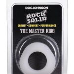 Rock Solid The Master Ring Silicone Cock Ring - White