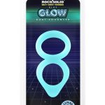 Rock Solid Dual Enhancer Glow in the Dark Silicone Ring - Blue