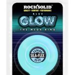 Rock Solid The Mega Ring Glow in the Dark Silicone Cock Ring - Blue