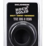 Rock Solid The Big O Silicone Cock Ring - Black