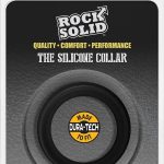 Rock Solid The Silicone Collar Cock Ring - Medium - Black