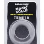 Rock Solid The Donut 4X Cock Ring - Clear