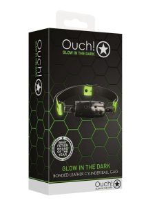 Ouch! Cylinder Gag Glow in the Dark - Green