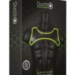 Ouch! Neoprene Harness Glow in the Dark - Large/XLarge - Green