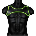 Ouch! Neoprene Harness Glow in the Dark - Large/XLarge - Green