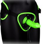 Ouch! Strap-On Harness Glow in the Dark - Green