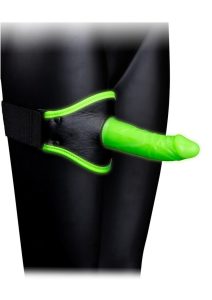 Ouch! Thigh Strap-On Glow in the Dark - Green