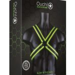 Ouch! Cross Harness Glow in the Dark - Large/XLarge - Green