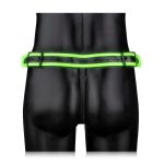 Ouch! Buckle Jock Strap Metal Glow in the Dark - Small/Medium - Green