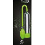 Ouch! Classic Penis Pump Glow in the Dark - Green