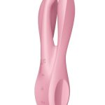 Satisfyer Threesome 1 Rechargeable Silicone Vibrator - Pink