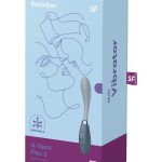 Satisfyer G-Spot Flex 3 Rechargeable Silicone Vibrator - Grey
