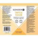 Gender X Tropical Passion Water Based Flavored Lubricant 4oz.