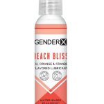 Gender X Beach Bliss Water Based Flavored Lubricant 2oz. - Peach