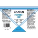 Gender X Everyone`s Lube Water Based Lubricant 2oz