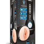 Zolo Power Stroker Rechargeable Silicone Masturbator - Black