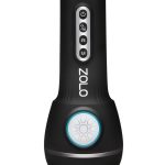 Zolo Power Stroker Rechargeable Silicone Masturbator - Black