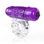 Screaming O 4B O Wow Vibrating Ring - Grape