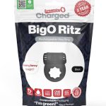 Charged BigO Ritz Rechargeable Vibe Ring - Black