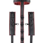 Saffron Neck and Wrist Restraint - Red/Black