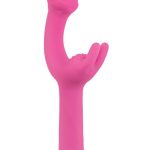 Mystique Vibrating Massagers Rechargeable Silicone G-Spot Vibrator - Pink