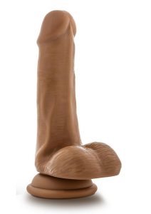 Dr. Skin Dr. Jeffrey Dildo with Balls and Suction Cup 6.5in - Caramel