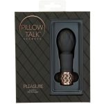 Pillow Talk Secrets Pleasure Rechargeable Silicone Wand - Black/Rose Gold