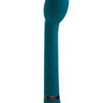 Playboy On The Spot Rechargeable Silicone G-Spot Vibrator - Teal