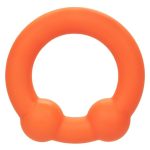 Alpha Liquid Silicone Dual Ball Ring - Orange