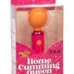 Naughty Bits Home Cumming Queen Rechargeable Silicone Vibrating Wand - Pink