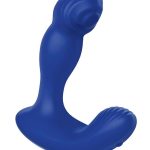 Love Distance Link App Controlled Silicone Rechargeable Prostate Vibrator - Blue