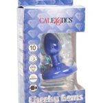 Cheeky Gems Rechargeable Silicone Vibrating Probe - Small - Blue