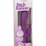 Jack Rabbit Elite Thrusting Rabbit Silicone Rechargeable Vibrator - Purple