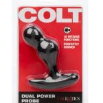 Colt Dual Power Probe Rechargeable Silicone Vibrator - Black