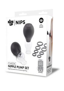 Size Up Classic Nipple Pump Set - Clear/Black