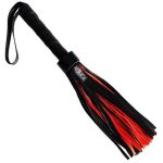 Rouge Short Suede Flogger - Black/Red