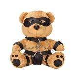 Bondage Bearz Charlie Chains Stuffed Animal - Brown/Black