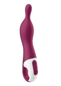 Satisfyer A-Mazing 1 Silicone Vibrating Stimulator - Berry