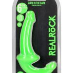 RealRock Strapless Strap-On Glow in the Dark Dildo 6in - Green