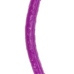 RealRock Double Dong Glow in the Dark Dildo 15in - Purple